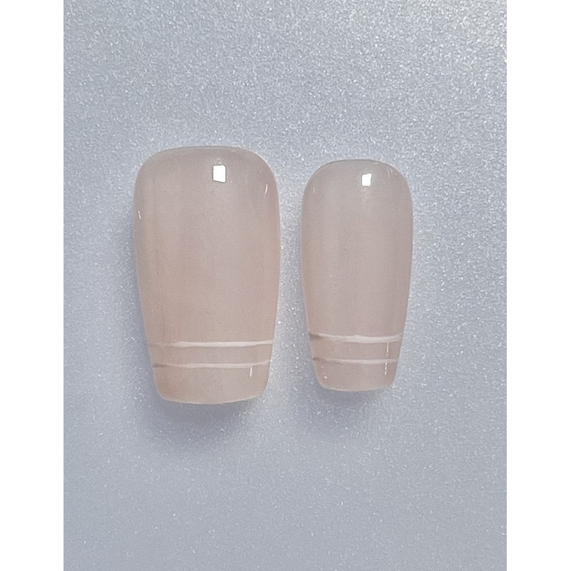High handmade nail tips - long ballerina / 하이 수제네일팁