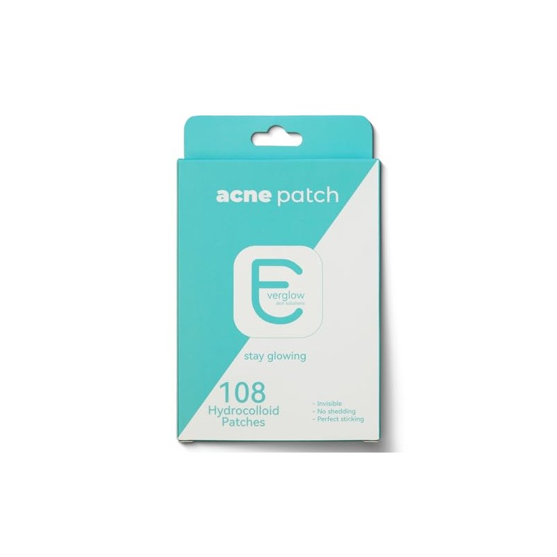 108 Parches para Acné con Hidrocoloide – Everglow Skin Solutions