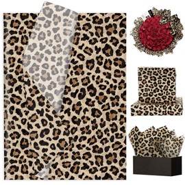 60 Sheets Leopard Print Tissue Paper Gift Wrapping Paper, 14 x 20 Inch