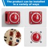 AOWEITOUR 300A Boat Battery Disconnect Switch,ON/Off Heavy Duty Cutoff Switch,12V
