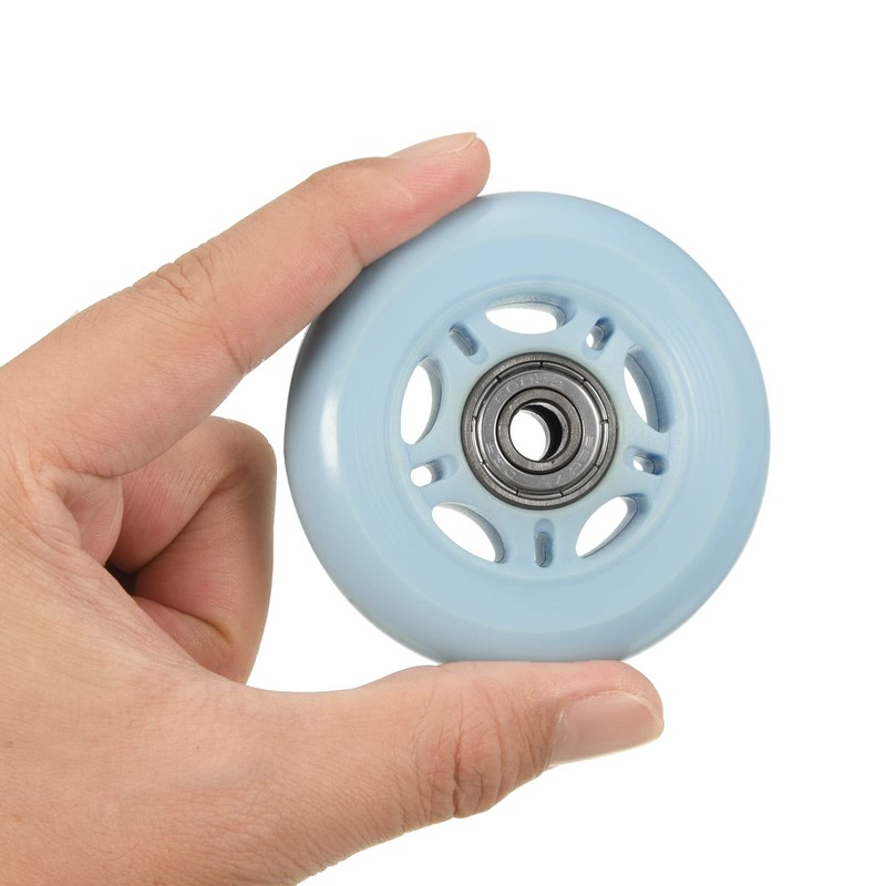 PATIKIL 70mm OD Inline Skate Wheels with Bearings, 8 Pack
