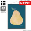 TOKYOARTLABO Poster NordicPear Blue Western Pear A2 Art Poster NordicPear