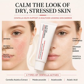 Centella Asiatica Cream, Anti Aging Moisturizer for Firming Barrier Repair Hydrating, Centella Soothing Cream with Madeca Ceramide Hyaluronic, Facial Moisturizer for Women All Skin Types, 1.69 fl oz