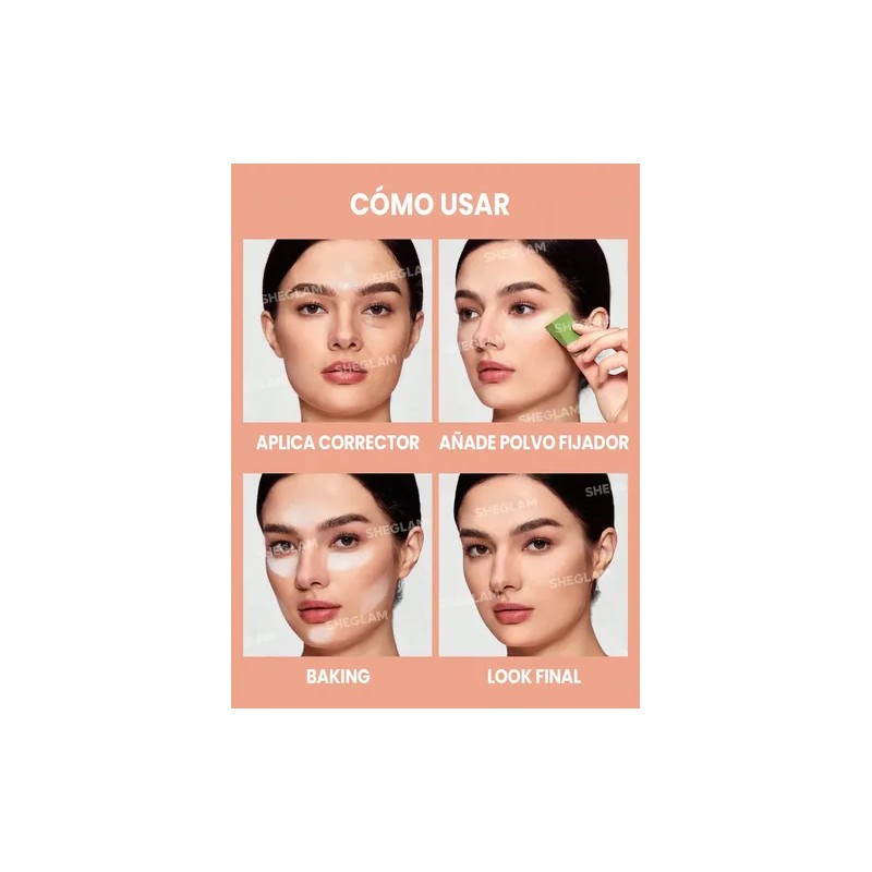 SHEGLAM Insta-Ready Polvos Fijadores Rostro y Ojos Bisque