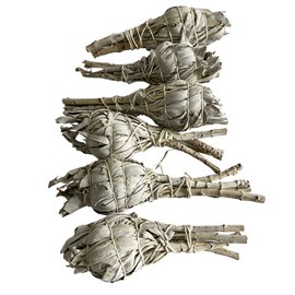 VIE Naturals Sage Smudge Sticks, Pack of 6 Torch White Sage 4"