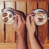 5pcs Stainless Steel Coffee Stencils Coffee Decorating Stencils Barista Cappuccino