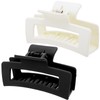 WLLHYF Square Claw Clips, Pack of 2, 8.5 cm, Medium