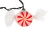 Kurt Adler 10-Light Red Peppermint Candy Light Set