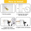 Jyphorixal 160 PCS Drywall Self Drilling Anchors with Screws Kit,80