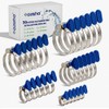 AZISHA Hose Clamps Set 10-70 mm - 30 Pieces Stainless