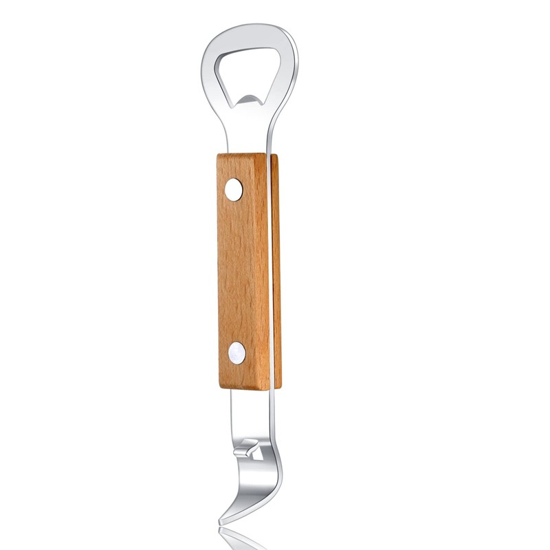 HANCELANT Can Punch Bottle Opener, Manual Stainless Steel Can Opener