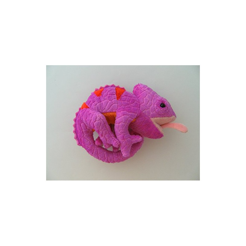 Chameleon Soft Toy 17 cm Pink Lizard