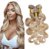 Ombre Blonde Body Wave Bundles Human Hair P27613 Bundles 12