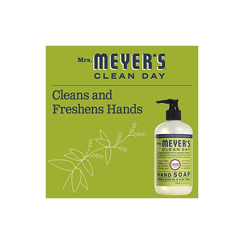 Mrs. Meyer's Liquid hand soap, Lemon Verbena, 12.5 fl oz