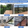 PLANTOP 6'6'' Stainless Steel Rectangular Handrail, Cuttable Cable Railing Handrails