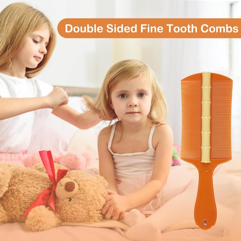 SHUNYUNG Double Sided Psoriasis Comb, 2Pcs Double Sided Fine Teeth