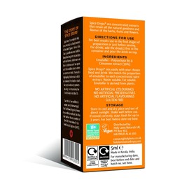 Holy lama Spice Drops Cinnamon Spices Extract – Great Taste Awards. Natural Cooking Ingredient. Savoury, Sweet, Baking, Dessert, Latte or Tea Drinks Recipes 1 x 5ml Bottle