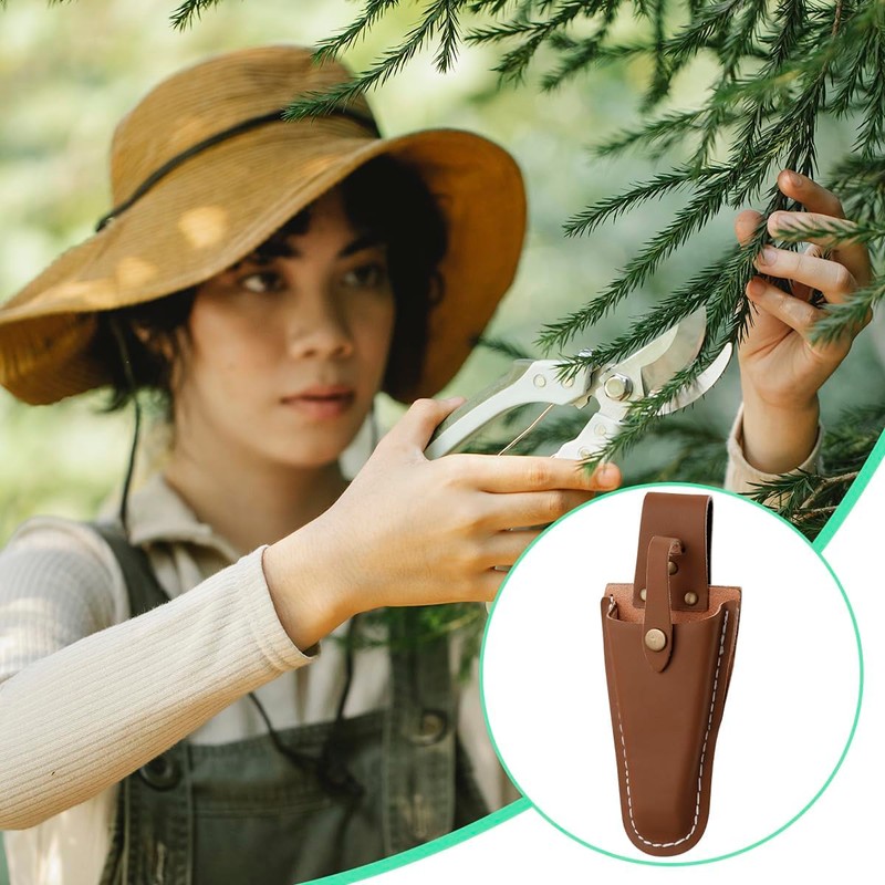 Tabanzhe Leather Sheath Tool - Protective Case for Garden Pruning