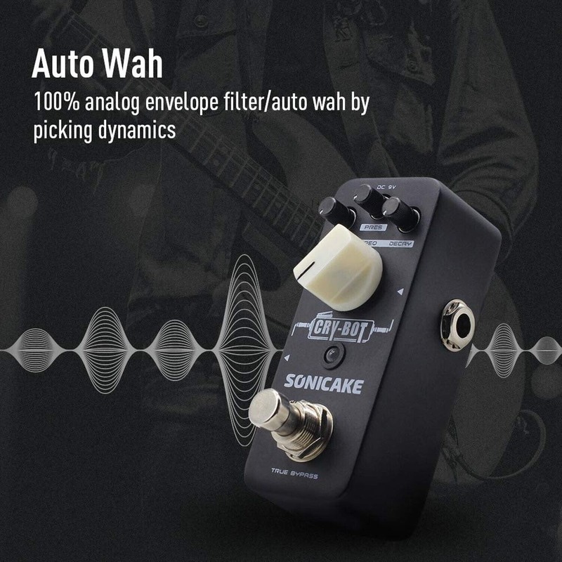 SONICAKE Auto Wah Pedal Auto Wah Guitar Pedal Guitar Effect