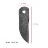BSGB Retro Style Striker Large Ferro Rod Striker Scraper Carbon