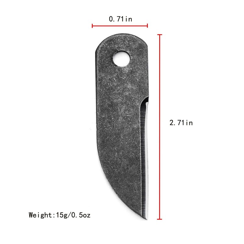 BSGB Retro Style Striker Large Ferro Rod Striker Scraper Carbon