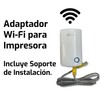 Ribetec Adaptador Wifi para Impresora con Ethernet Incluye Soporte de