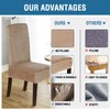 H.VERSAILTEX Velvet Dining Chair Covers Stretch Chair Covers for Dining