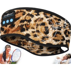 MUSICOZY - Auriculares inalámbricos Bluetooth 5.2 con altavoces estéreo HD, auriculares a prueba de sudor para correr, entrenamiento, yoga y meditación