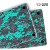 Design Skinz Bright Teal and Gray Digital Camouflage Full-Body Wrap