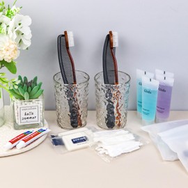 Gisdo 10 Sets Toiletry Kits Homeless Personal Hygiene Kit Bulk Homeless Care Package Supplies Travel Toiletry Kit Homeless Hygiene Kit Bulk for Men Women Charity Disposable Toiletry Kit(10-IN-1)