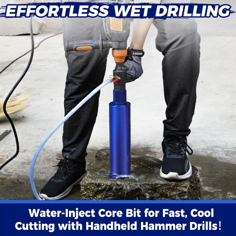 DaduoRi 5" Pro Core Drill Bit with SDS Plus Water