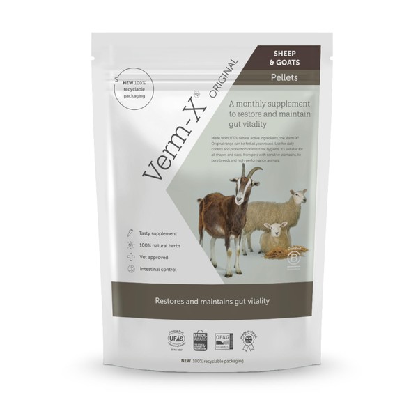 Verm-X Original All Natural Pellets for Sheep and Goats. Approved