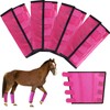 KUEIOX Mesh Horse Fly Boots Set of 4，Adjustable and Universal
