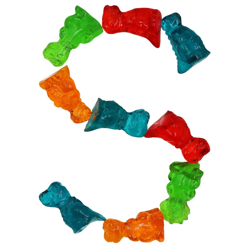 Smarty Stop 3D Gummy Candies Gathering (Dinosaurs, 5 pound (Pack
