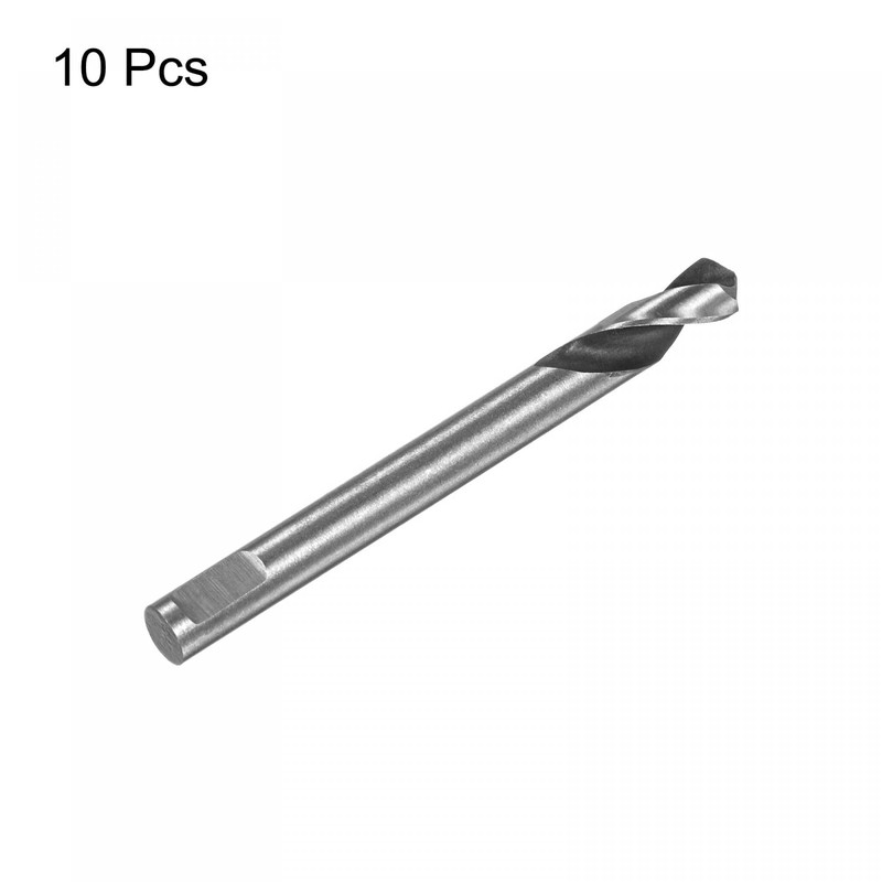 sourcing map 10pcs High-speed Steel Drill Bits 6mmx65mm for Hole