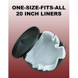 CampLiner Dutch Oven Parchment Liners 20 Pack of 20ââ‚¬� Disposable Paper Liners