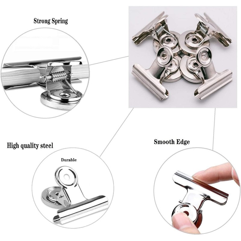 20Pcs Strong Magnetic Clips for Refrigerator, Heavy Duty Fridge Magnets