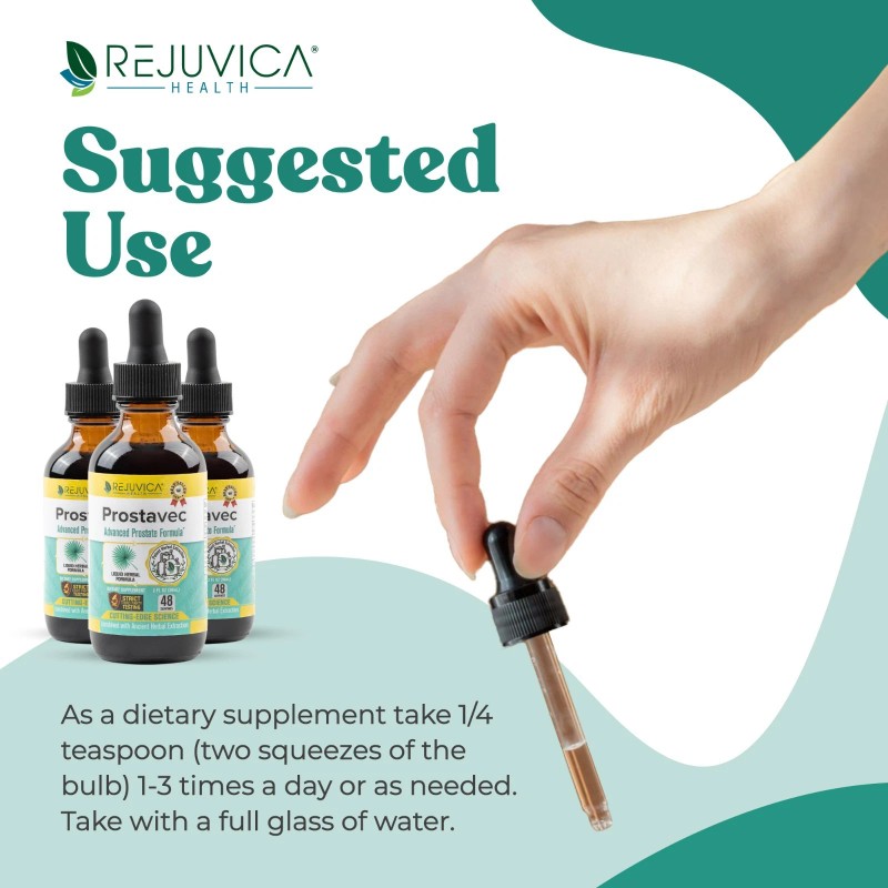 Rejuvica Health Prostavec - #1 Liquid Prostate Supplement - Prostate