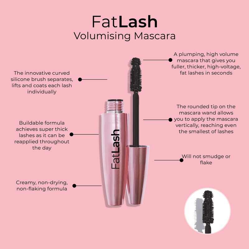 MCoBeauty FATLASH Volumising Mascara Black 11ml