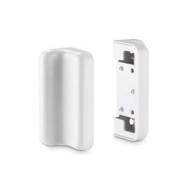 InLine Slatwall 23180B Wall Mount Bracket for Wall Mount Panel (23180A), White, Set of 2