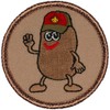 Potato Scout Patrol Patch - 2" Diameter Round Embroidered Patch