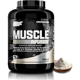 Nutrex Research - Muscle Infusion 5 lb - 67 ser - Sabor Vanilla - Multi-Blend Whey Protein Powder with Whey Protein Isolate and Whey Protein...       
