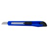 3 Blue Utility Knife Box Cutters Heavy Duty Industrial Strength