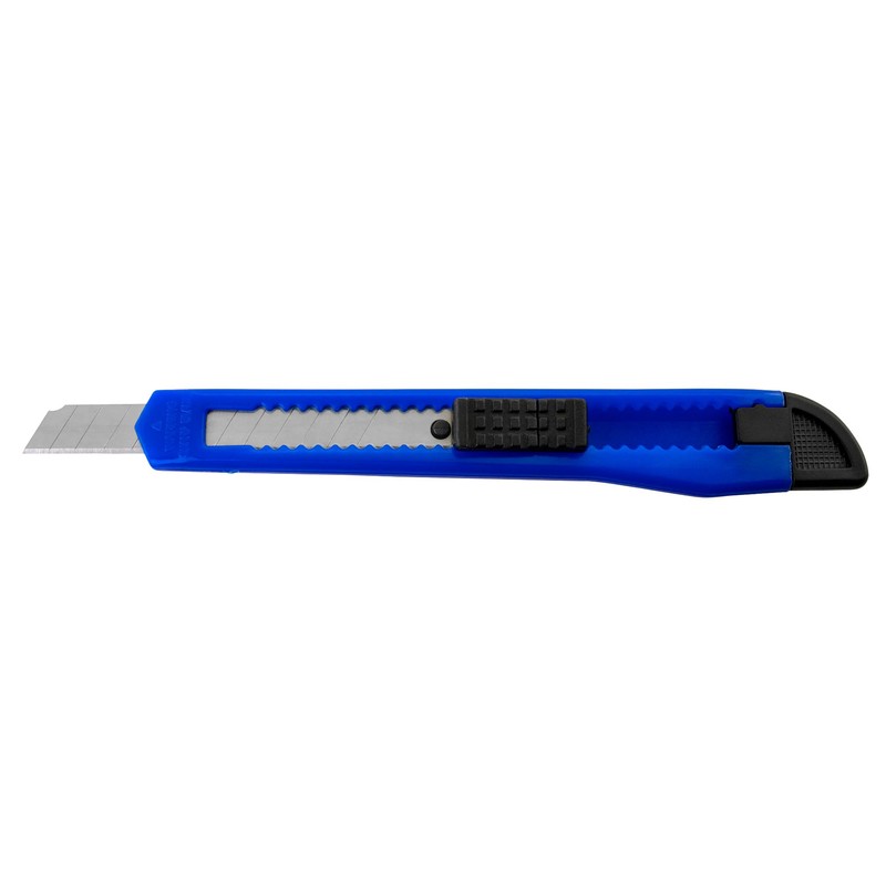 3 Blue Utility Knife Box Cutters Heavy Duty Industrial Strength