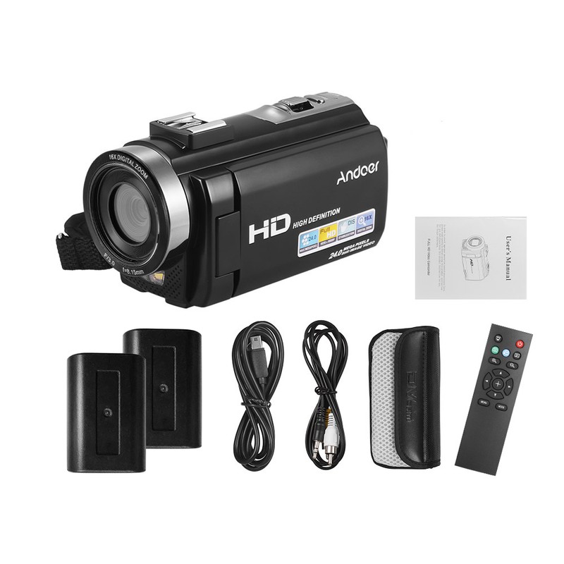Andoer HDV-201LM 1080P FHD Digital Video Camera Camcorder DV Recorder