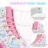 XUDREZ Roller Skates for Girls, Cute Light-up Kids Skates with