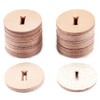 Cowhide Leather Handle Washers - Round w/Slot - (1.50 x
