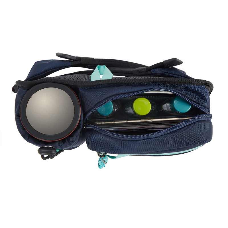 Travelon Greenlander - Cadera antirrobo, Azul Galaxia, 10"W x 7"H