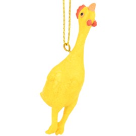 Tree Buddees Funny Rubber Chicken Christmas Ornaments
