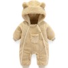 UVIPC Baby Fleece Sweater Romper Hooded Jumpsuit Snowsuit Bear Outfits
